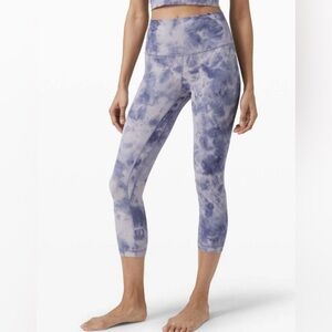 Lululemon Crop 21” Leggings *Diamond Dye size 12